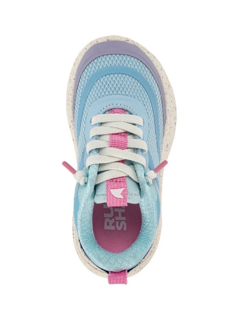 Toddler Light Blue and Pink Athletic Sneakers